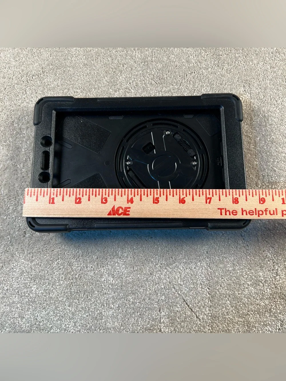 Shockproof Tablet Case Black 360 Rotate Hand Strap